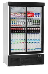 Kühlschrank 2-türig mit Glasschiebetüren...