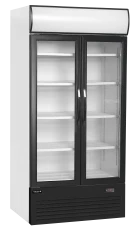 Kühlschrank 2-türig mit Glastüren FSC1000H