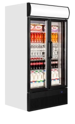 Kühlschrank 2-türig mit Glastüren FSC1000H