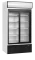 Kühlschrank mit Leuchtausatz und Glasschiebetüren FSC1000S