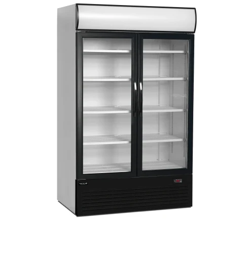 Getränkekühlschrank 2 Glastüren & Display FSC1200H