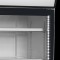Glastür-Kühlschrank 2-türig mit Leuchtaufsatz FSC1950H