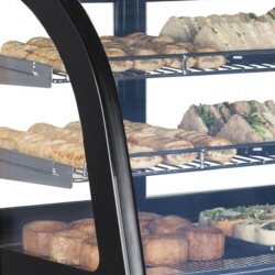 Glasvitrine für Backwaren LCT750C/BLACK