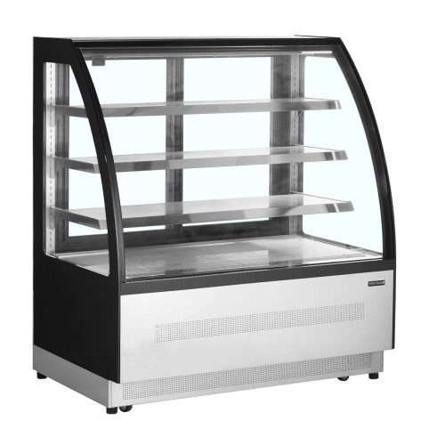 Backwarentheke runder Glasaufbau  LPD1200C/BLACK