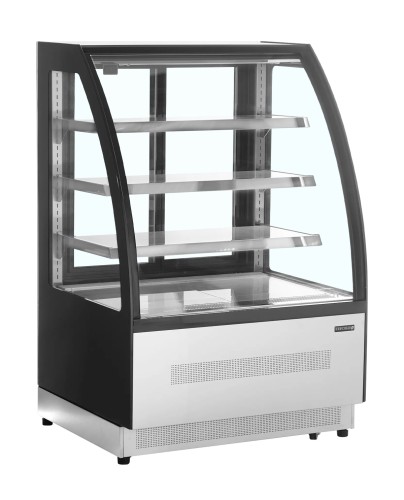 Backwarentheke runder Glasaufbau LPD900C/BLACK