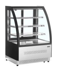 Backwarentheke runder Glasaufbau LPD900C/BLACK