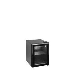 Tischkühlschrank mit Glastür schwarz BC30