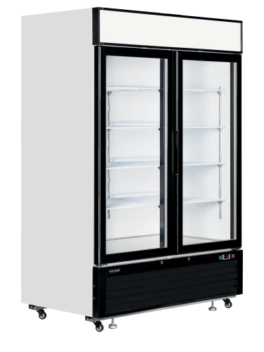 Tiefkühlschrank mit 2 Glastüren & Display LGF5000