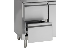 Kühltsch 2-türig mit Aufkantung GN 1/1 GC72