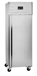 Edelstahl-Kühlschrank auf Rollen GN 2/1 GUC70