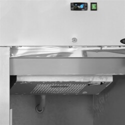 Edelstahl-Kühlschrank auf Rollen GN 2/1 GUC70