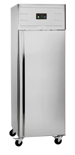 Edelstahl Tiefkühlschrank auf Rollen GN 2/1 GUF70