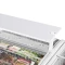 Supermarkt-Kühl-/Gefriertruhe in Anthrazit TWIN 220A-CF