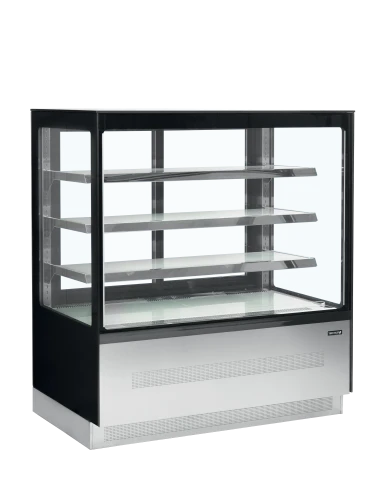 Backwarentheke Glasaufbau gerade LPD1203F/BLACK