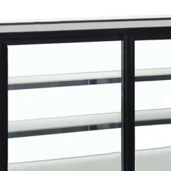 Backwarentheke Glasaufbau gerade LPD1503F/BLACK