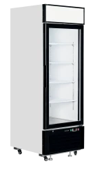 Glastürkühlschrank mit Leuchtaufsatz LGC2500