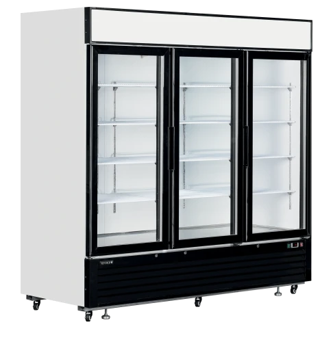 Kühlschrank mit 3 Glastüren mit Display LGC7500