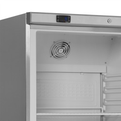 Edelstahl Kühlschrank mit Glastür UR200SG