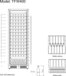 Weinkühlschrank TFW400-F