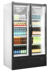 Getränkekühlschrank mit 2 Glastüren FS1202H