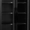 Glastür-Kühlschrank 2-türig in Schwarz FS890H BLACK