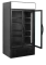 Glastür-Kühlschrank in Schwarz FSC1000H BLACK