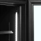 Glastür-Kühlschrank in Schwarz FSC1000H BLACK