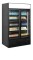 Glastürkühlschrank schwarz 2 Glastüren & Display FSC1200H BLACK