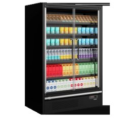 Supermarkt-Kühlregal 2-türig Galaxy+ GP14FGD Black