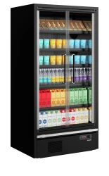 Supermarkt-Kühlregal 2-türig Galaxy+ GP10FGD Black