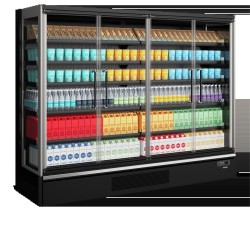 Supermarkt-Kühlregal 4-türig Galaxy+ GP26FGD Black
