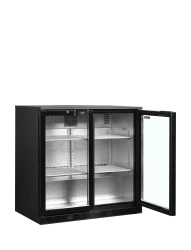 Unterbau-Kühlschrank schwarz DB201H