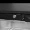 Unterbaukühlschrank schwarz mit Glastür 3-türig DB301H-3