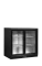 Unterbaukühlschrank schwarz mit Glastür DB201S