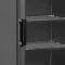 Tiefkühlschrank schwarz mit Glastür UFSC371G Black