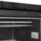 Tiefkühlschrank schwarz mit Glastür UFSC371G Black