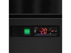 Gefrierschrank mit 3 Glastüren schwarz Atom Maxi F3DB