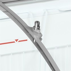 Eiscreme-Gefriertruhe mit Rollen IC302SCEB
