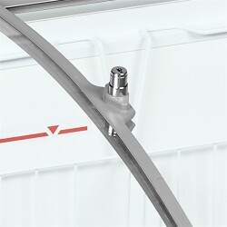 Eiscreme-Gefriertruhe mit Rollen IC402SCEB