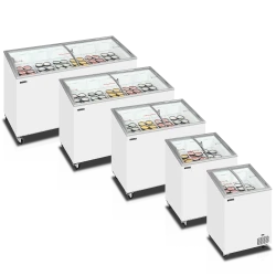 Eiscreme-Gefriertruhe mit Rollen IC402SCEB