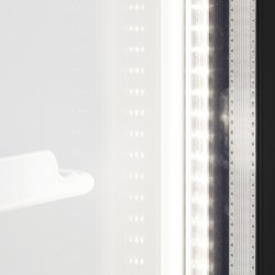 Glastür-Kühlschrank 2-türig mit Display FSC891H