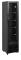 Flaschenkühlschrank mit Glastür schwarz (slim) FS176H Black