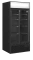Glastürkühlschrank schwarz 2 türig & Display FSC891H Black