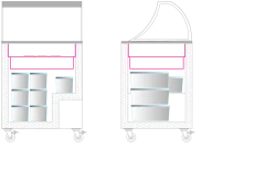 Speiseeisvitrine IC202SC-SO