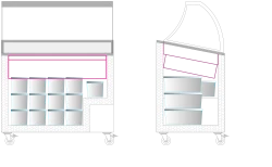 Speiseeisvitrine IC301SCE+SO