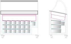 Speiseeisvitrine IC401SCE+SO