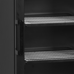 Tiefkühlschrank schwarz Display & Glastür UFSC371GCP Black
