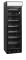 Tiefkühlschrank schwarz Display & Glastür UFSC371GCP Black