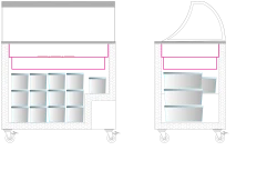 Speiseeisvitrine IC302SC-SO