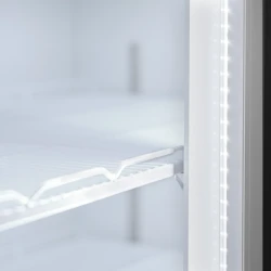 Kühlschrank mit Glastür schwarz Atom Maxi C1DB
